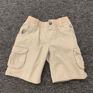 Boys Khaki Cargo Shorts